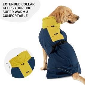 img 3 attached to Cozy Warm Dog Winter Coat for Medium to Large Dogs - Waterproof and Windproof Snowproof Dog Cold Weather Jacket with Quick-Release Buckle - Reflective Dog Clothes for Outdoor Walking, Hiking, and Travel