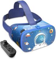 🔍 destek vr dream: explore the unknown with kids | 110° fov anti-blue light eye protected hd virtual reality headset | focal & pupil distance adjustable logo