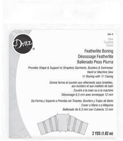 img 4 attached to 🦴 Dritz 565-9 Featherlite Boning, White, 2-Yard Length