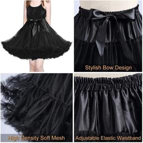 img 2 attached to 👗 Explore the Latest Collection of Women's Petticoat Skirts & Pettiskirts: Enhance Your Wardrobe with Stylish Underskirts!