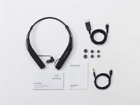 img 3 attached to 🎧 Phiaton BT 100 NC Black - Wireless Bluetooth Neckband Earphones with Active Noise Cancellation and Built-in Mic