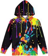 👕 colorful unisex hoodies: hgvoetty sweatshirts for boys' clothing logo