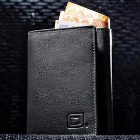 img 2 attached to Extra Capacity Trifold Wallet for Men: Stylish Men's Accessory for Wallets, Card Cases & Money Organizers