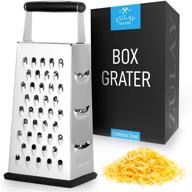 boxed cheese grater black handle logo