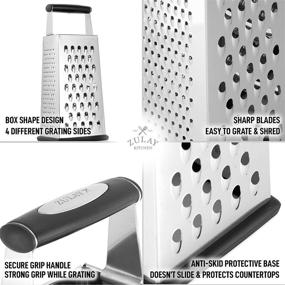 img 1 attached to Boxed Cheese Grater Black Handle