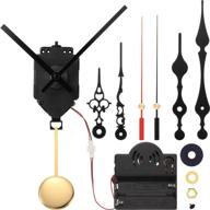 ⏰ quartz pendulum trigger clock movement: animal melody replacement with 3 pairs of hands logo