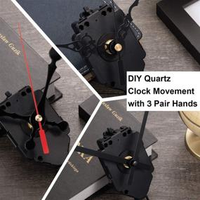 img 2 attached to ⏰ Quartz Pendulum Trigger Clock Movement: Animal Melody Replacement with 3 Pairs of Hands