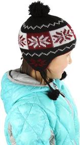 img 3 attached to ToBeInStyle Stretchy Knitted Acrylic Beanies - Boys' Fashion Accessories