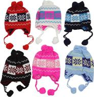 tobeinstyle stretchy knitted acrylic beanies - boys' fashion accessories logo