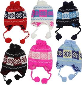 img 4 attached to ToBeInStyle Stretchy Knitted Acrylic Beanies - Boys' Fashion Accessories