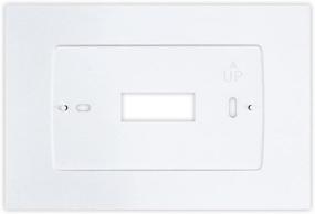 img 1 attached to 🔧 Enhance your Sensi Touch Wi-Fi Thermostat with the Emerson F61-2689 White Wall Plate