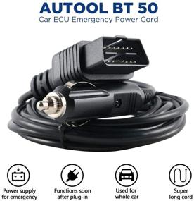 img 1 attached to 🚗Эффективный Автомобильный инструмент Autool BT50 Car OBD2 ECU Emergency Lighter Power Cigarette Cable Battery Tool - Быстрое и надежное решение