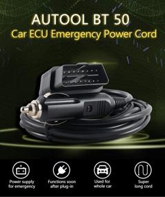 img 3 attached to 🚗Эффективный Автомобильный инструмент Autool BT50 Car OBD2 ECU Emergency Lighter Power Cigarette Cable Battery Tool - Быстрое и надежное решение