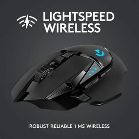 img 3 attached to 🖱️ Logitech G502 Lightspeed: Wireless Gaming Mouse with Hero 25K Sensor, PowerPlay Compatibility, Tunable Weights, and Lightsync RGB - Black - Review & Features