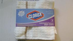 img 2 attached to 🧽 Clorox Dish Cloths: 3-Pack Dishcloths with Antimicrobial Protection, Bleach-Safe Dish Rags