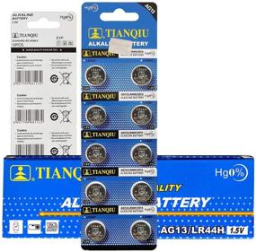 img 2 attached to 🔋 Tianqiu 10 Pack AG13 LR44 A76 357 Button Cell Battery: Long-Lasting Power for Your Devices