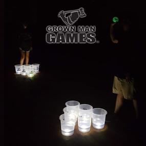 img 2 attached to 🌙 Glow-in-the-Dark Yard Pong for Adults