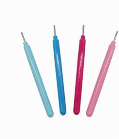 img 4 attached to 🖌️ Set of 4 Slotted Paper Quilling Tools - Ideal for DIY Art Craft, Cardmaking, and Paper Projects