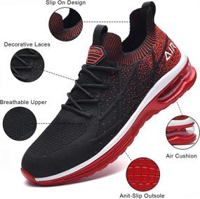 img 3 attached to 👟 BEYDR Air Athletic Running Shoes: Breathable, Lightweight Tennis Sneakers for Men's Fitness, Gym, Jogging, and Walking Sport