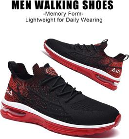 img 1 attached to 👟 BEYDR Air Athletic Running Shoes: Breathable, Lightweight Tennis Sneakers for Men's Fitness, Gym, Jogging, and Walking Sport