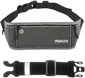 img 4 attached to 🏃 Versatile Running Fanny Pack: Reflective Waist Bags for Men and Women - Stylish Waistband with Phone Holder, Money Pouch, and More!