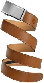 img 1 attached to Mission Belt Grain Italian Leather Men's Accessories and Belts