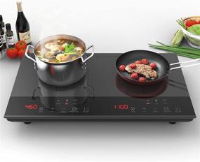 img 4 attached to 🔥 1800W Double Countertop Burner Induction Cooker by PAYISHO - Portable Induction Burner with Touch Sensor LED, Multi-Power Levels, 120V, 3-Hour Timer, Safety Lock