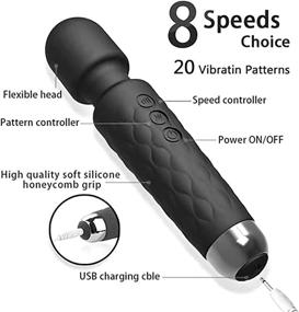 img 3 attached to Personal Powerful Massager Vibration Waterproof Wellness & Relaxation
