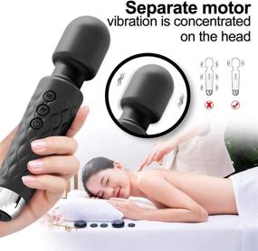 img 1 attached to Personal Powerful Massager Vibration Waterproof Wellness & Relaxation