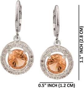 img 1 attached to Ethnadore Zirconia Earrings Pierced Jewelry Girls' Jewelry for Earrings