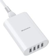 wishinkle multi port desktop charger charging logo