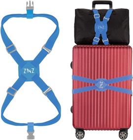 img 4 attached to 🧳 Black Adjustable Luggage Suitcase 001: Top Travel Accessories for Enhanced Functionality