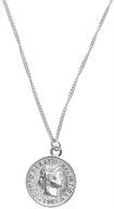 💎 reversible sterling goddess worship necklace: exquisite keepsake for girls' jewelry, inspired by celebrities logo