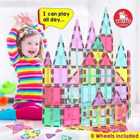 img 2 attached to 🧲 Enhance Creativity and Fun with VOHOHO Magnetic Construction Container Constructions