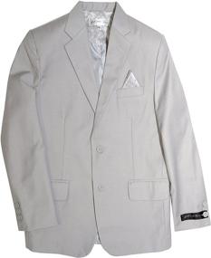 img 2 attached to 👔 Boys' Clothing: Johnnie Lene Dress Blazer Jacket – Fashionably Timeless Style!