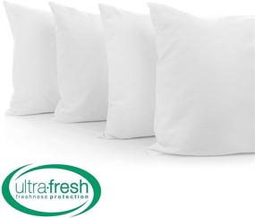img 3 attached to BioPEDIC - 38680 4-Pack Bed Pillows with Enhanced Ultra-Fresh Anti-Odor Technology, Standard Size, White