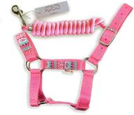 🐴 halterup miniature horse halters and lead ropes bundle (2 items) - cute, stylish, and durable in 10 vibrant colors. perfect fit with unmatched comfort. logo