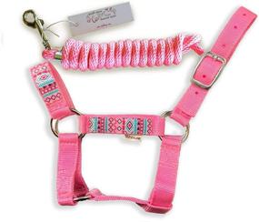 img 1 attached to 🐴 HalterUp Miniature Horse Halters and Lead Ropes Bundle (2 Items) - Cute, Stylish, and Durable in 10 Vibrant Colors. Perfect Fit with Unmatched Comfort.