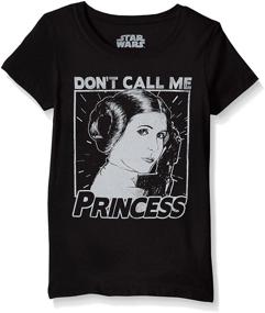 img 1 attached to 🌟 Optimized Search: Star Wars Black Rebel Medium Girls' Clothing and Tops, T-Shirts & Blouses