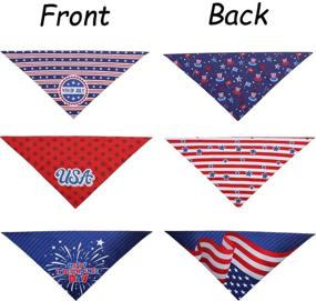 img 3 attached to Lamphyface Bandanas American Independence Reversible