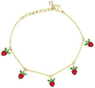 pingyongchang bracelet pineapple zirconia jewelry strawberry logo