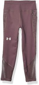 img 4 attached to Heather Metallic Girls' Clothing 👗 by Under Armour: Infinite Style and Durability