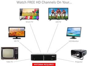 img 2 attached to eXuby Цифровой конвертер для телевизора: Полная запись и просмотр бесплатных цифровых каналов (1080P HDTV, выход HDMI, программное руководство на 7 дней)