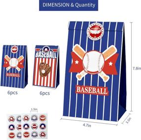 img 3 attached to 🎉 Home Run Celebrations: TONIFUL Baseball Birthday Decoration Supplies