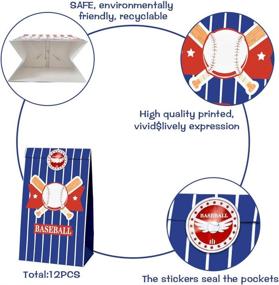 img 2 attached to 🎉 Home Run Celebrations: TONIFUL Baseball Birthday Decoration Supplies