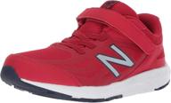 pomegranate rainbow girls' athletic shoes by new balance for running logo