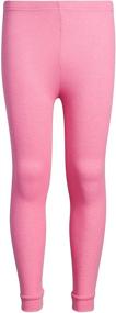 img 1 attached to 2-Piece Waffle Knit Top and Long Johns Thermal Underwear Set for Sweet and Sassy Girls (2T-16)