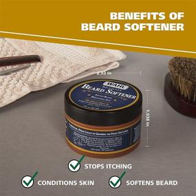 img 3 attached to Wahl Beard Creme: Soften, Moisturize, and Condition Facial Hair - Essential Oils for Men's Grooming (Model 805615A)