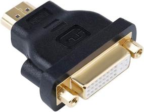 img 4 attached to DTECH адаптер DVI Female к HDMI Male - двунаправленный конвертер с портом DVI-I (24 + 5)