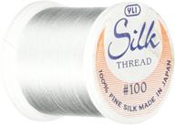 🧵 premium yli corporation 202-10-269 silk thread - 200m, 100 weight - light silver - high quality and versatile logo